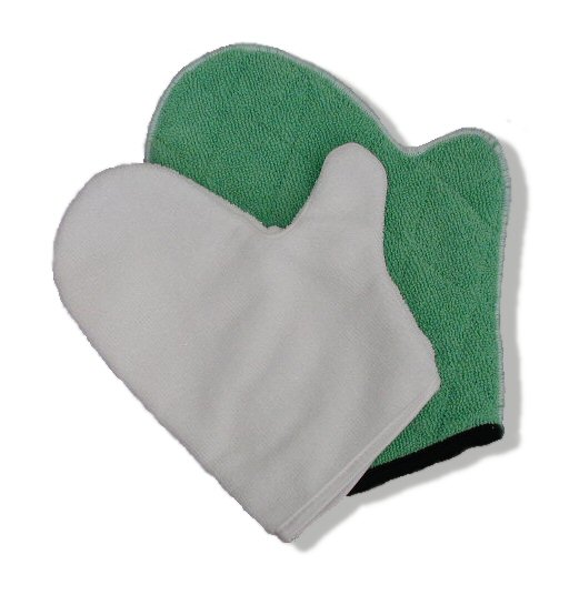 Two Microfiber Cleaning Mitts (Save!)