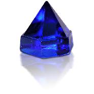 Small Cobalt Blue Deck Prism